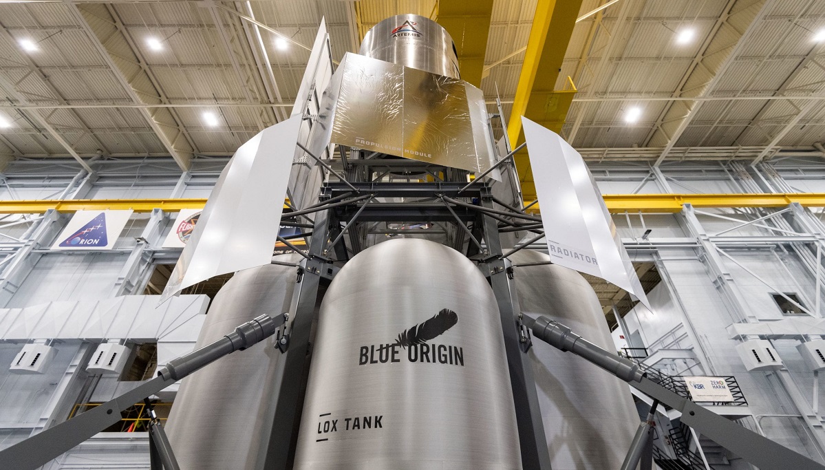 Blue Origin передала NASA макет місячного посадкового модуля для випробувань