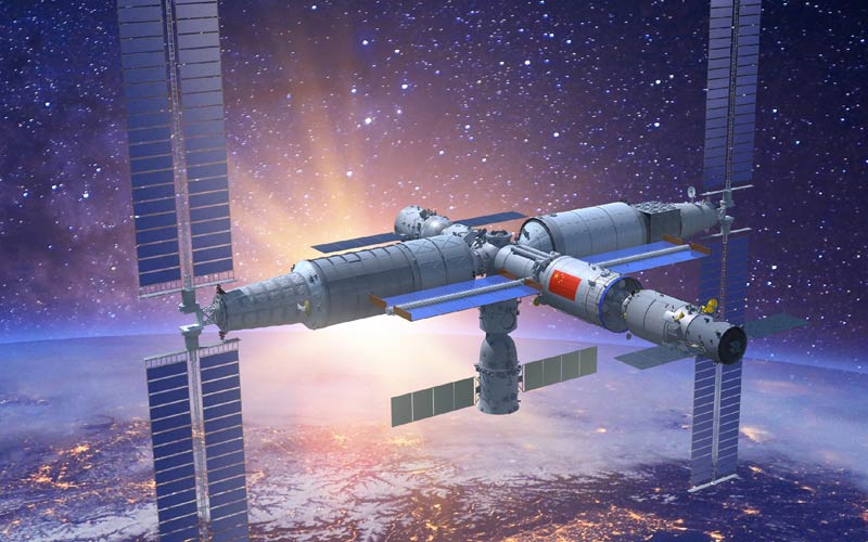 Екіпаж Shenzhou-17 успішно перейшов на китайську орбітальну станцію Tiangong