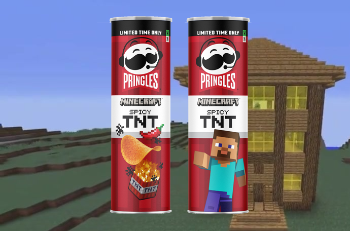 Pringles створили чіпси зі смаком динаміту з Minecraft