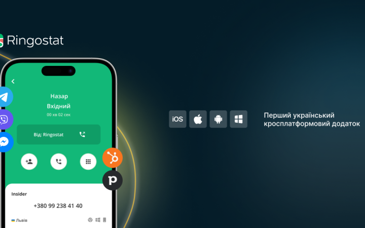 Ringostat випустив першу українську кросплатформову бізнес-телефонію