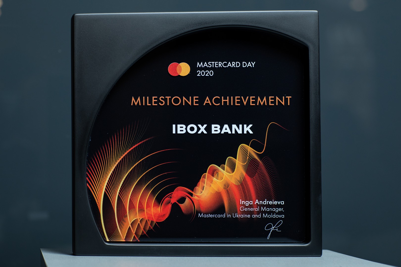 IBOX Bank отримав нагороду Milestone Achievement на Mastercard Day 2020 за отримання статусу принципального члена Mastercard