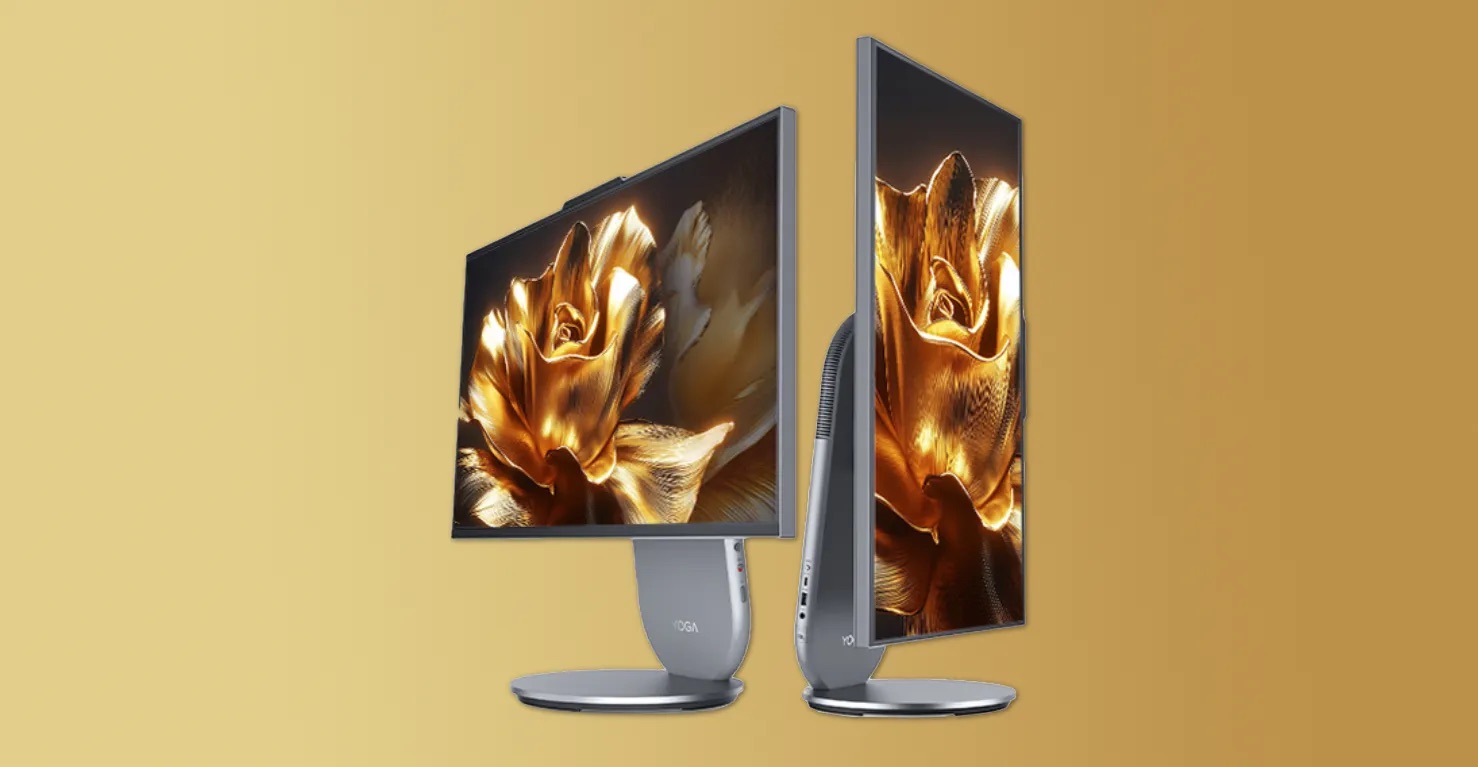 Lenovo виводить моноблоки на новий рівень: AI, поворотний екран і RTX 4050