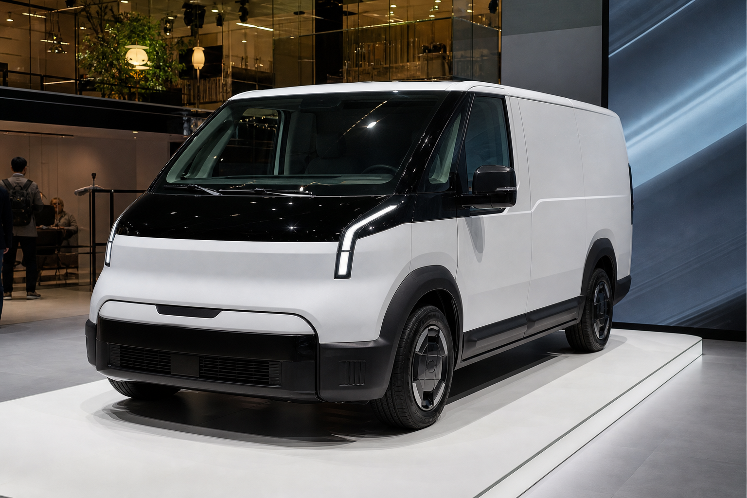 Kia представила електричний фургон PV7 у пасажирській і вантажній версіях