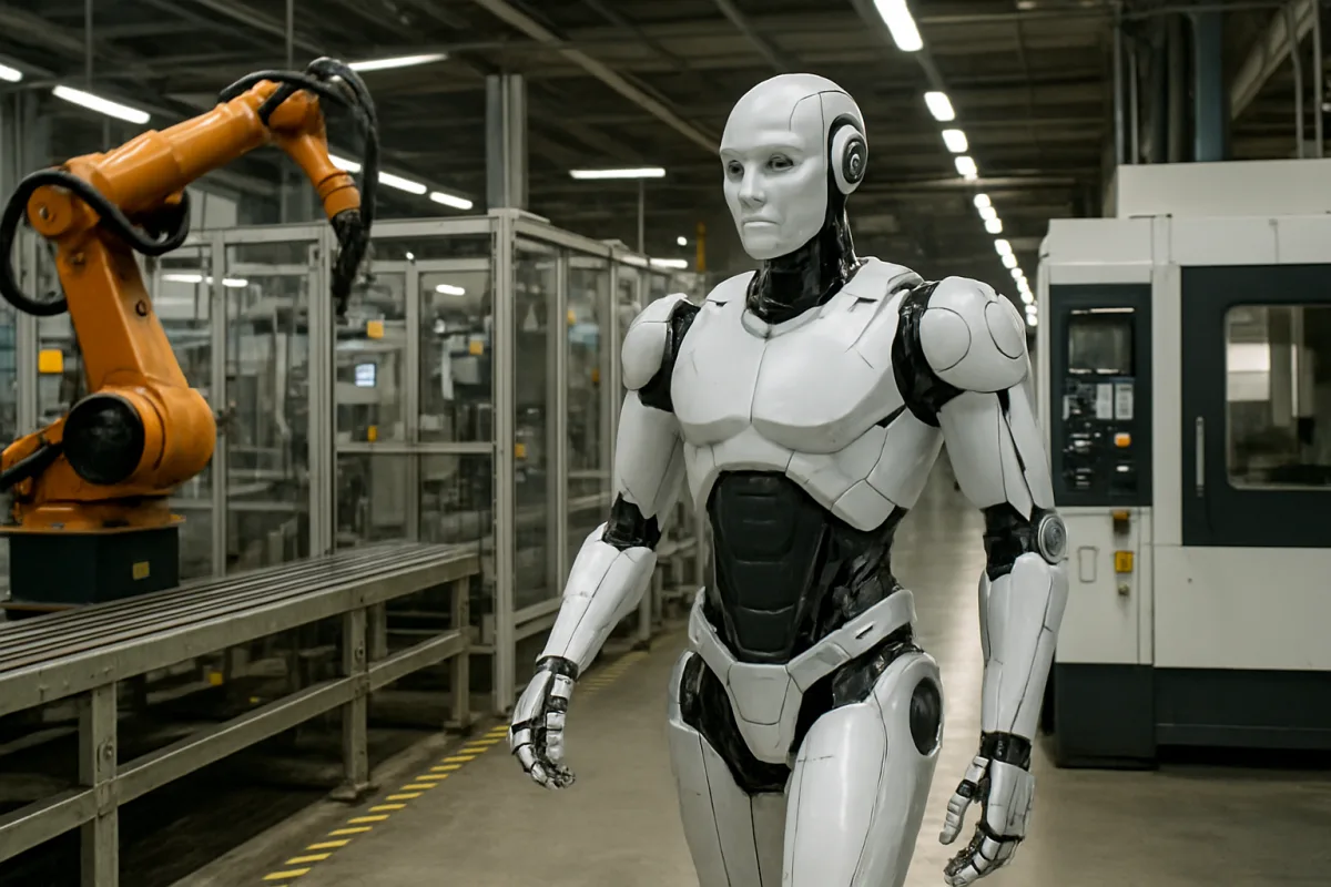 Гуманоїдний робот XPENG Iron самостійно вийшов з виробничої лінії