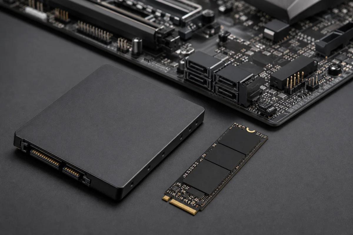 NVMe і SATA SSD відрізняються швидкістю та сумісністю
