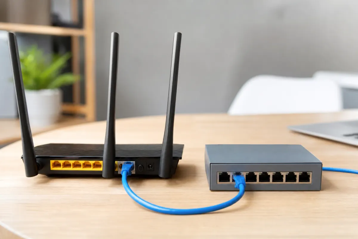 Як додати Ethernet-порти до роутера без його заміни