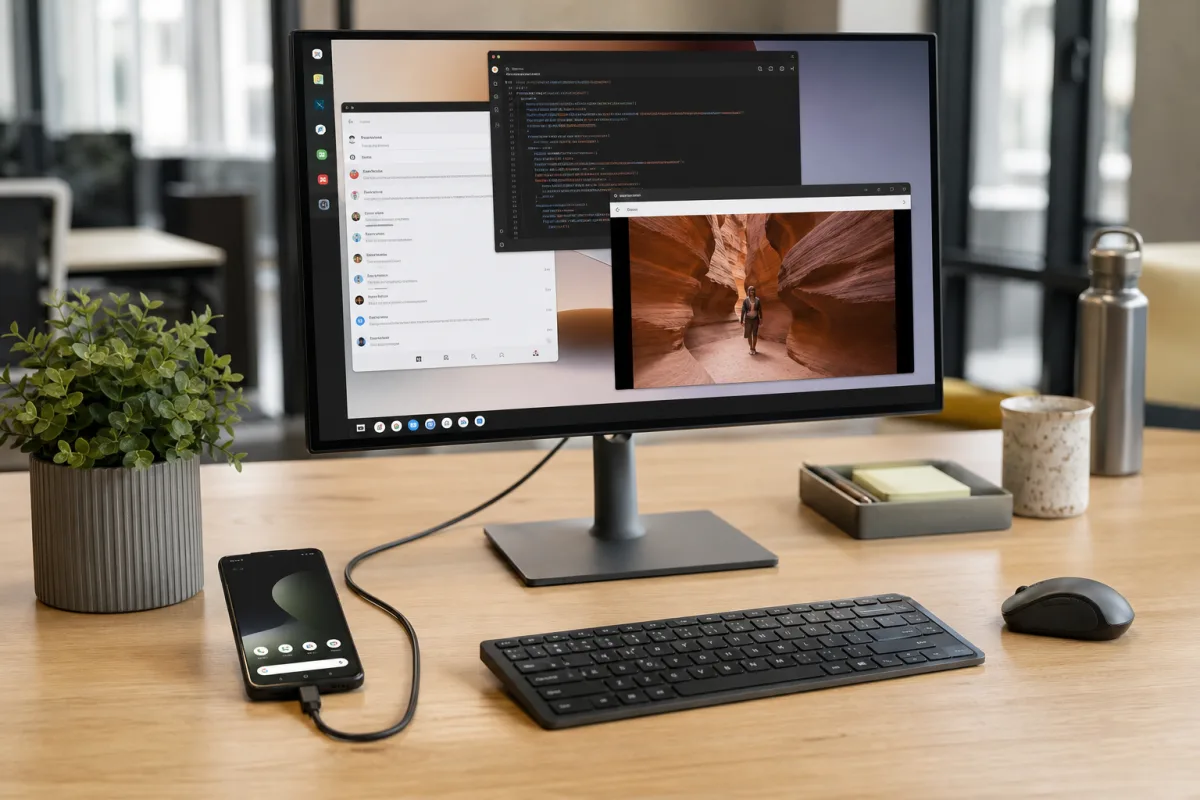 Google додала режим робочого столу для Pixel 8 і новіших смартфонів