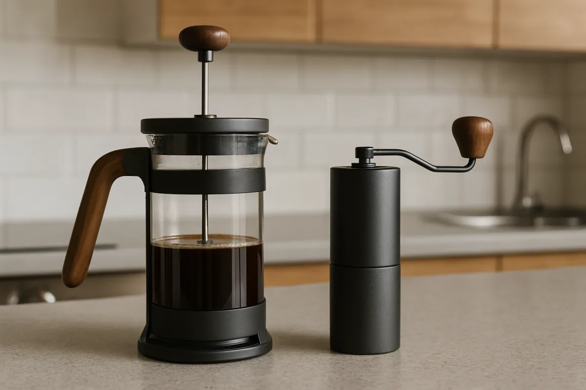 AeroPress представила кавовий прес і ручний млинок із деревини горіха