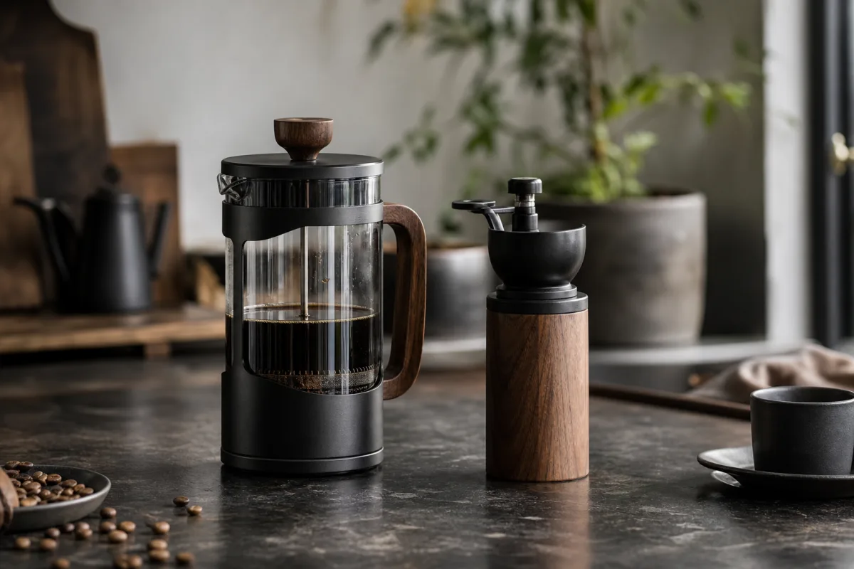 AeroPress представила кавовий прес і млинок із горіховими деталями