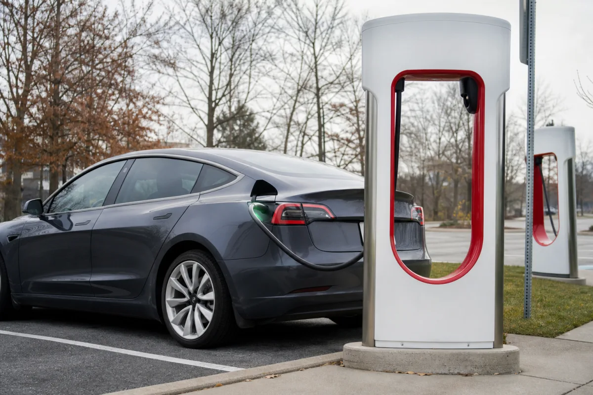 Tesla дозволила екстрено рушати з підключеним Supercharger