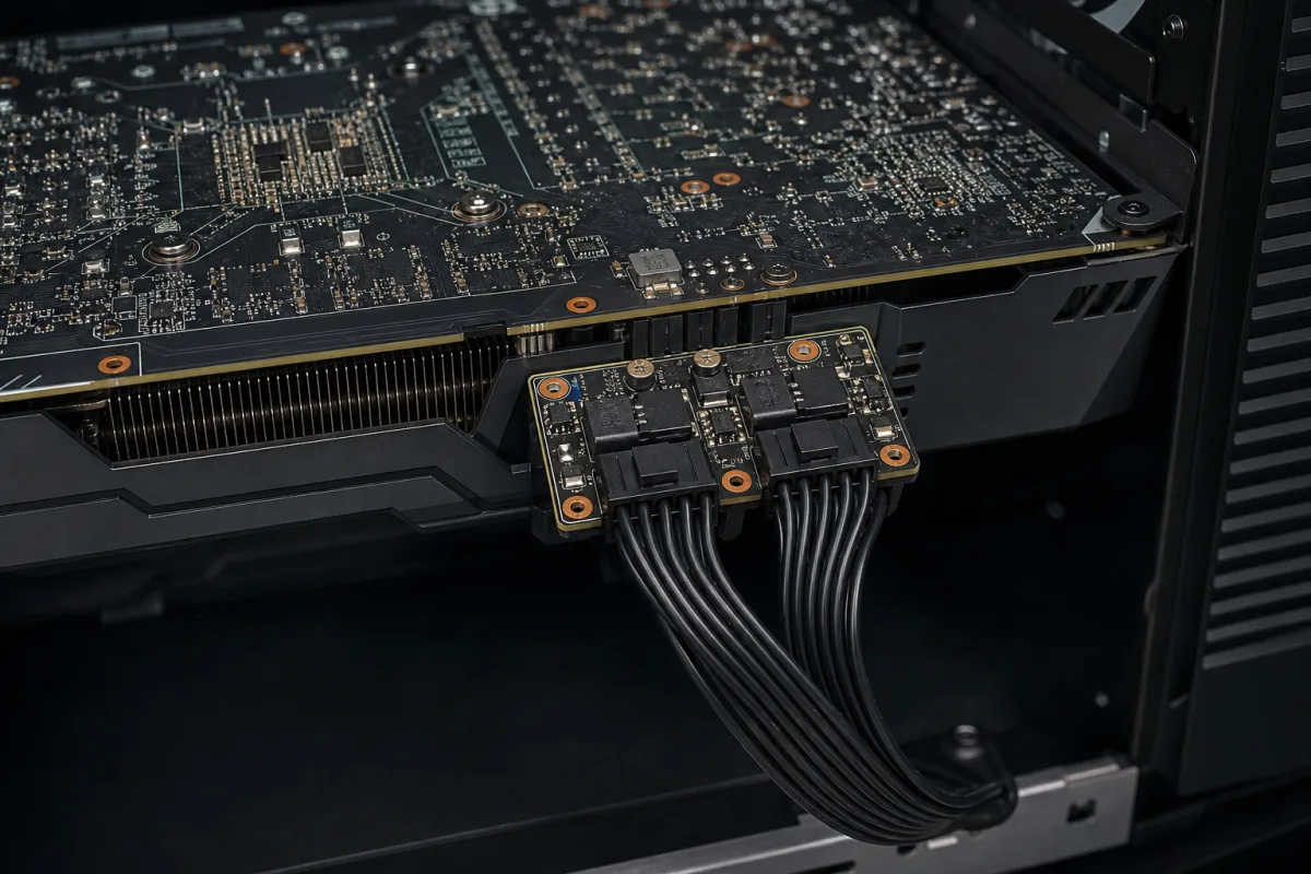 Для RTX 5090 створили модуль живлення з двома 8-контактними роз’ємами