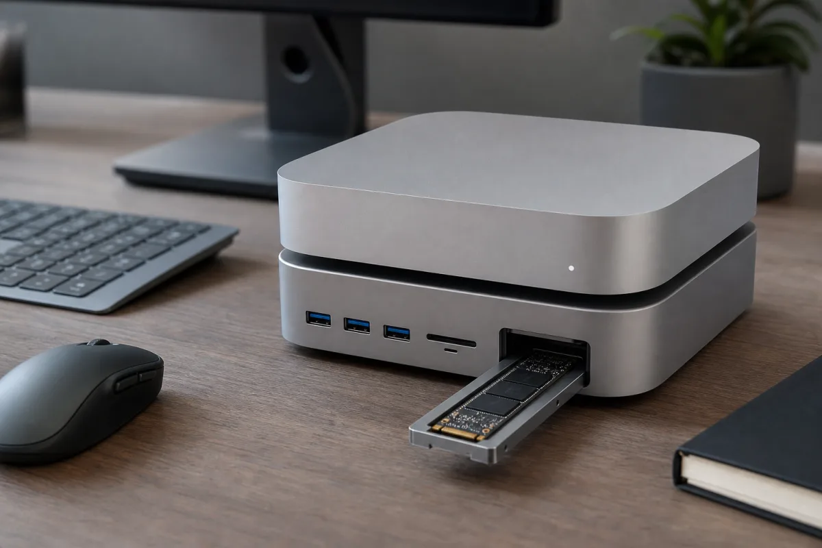 Док-станції для Mac mini додають порти та накопичувачі NVMe