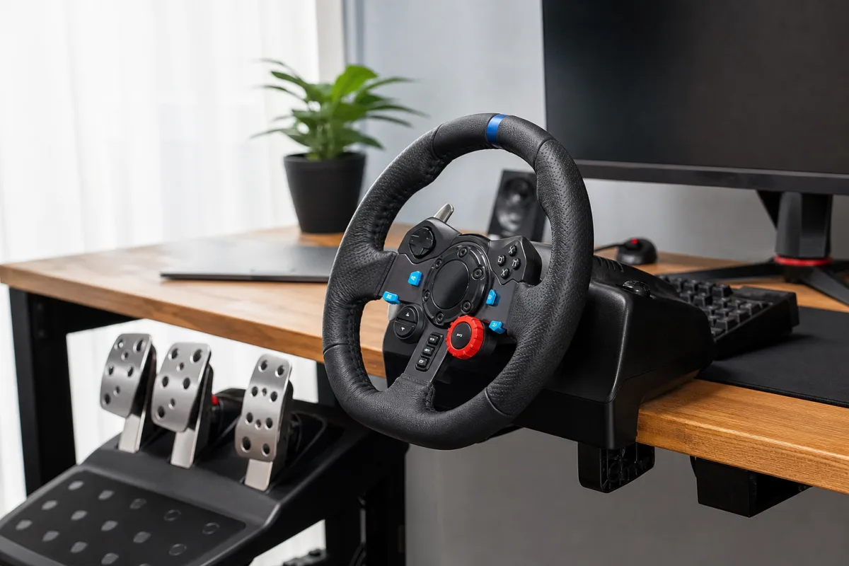 Комплект Logitech G29 із кермом і педалями подешевшав до 189,98 долара