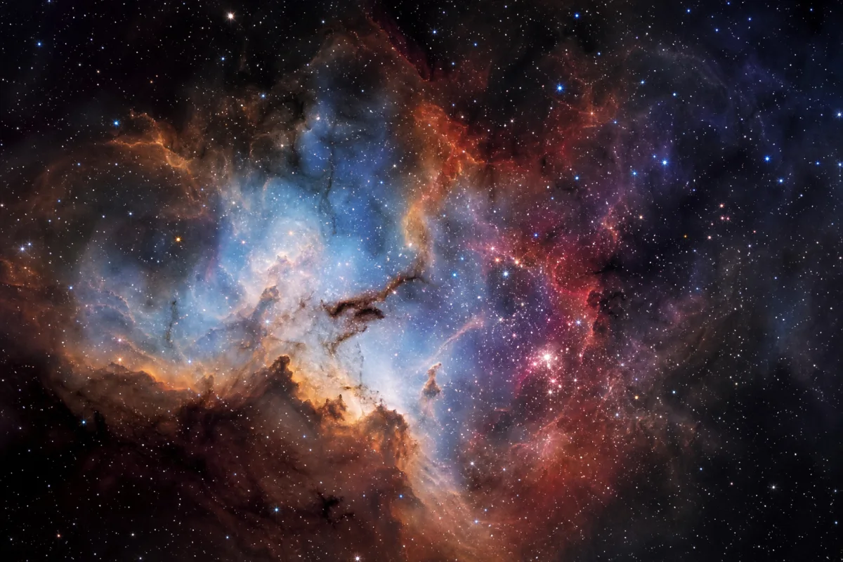 Телескоп Джеймса Вебба показав туманність NGC 7129 із молодими зорями