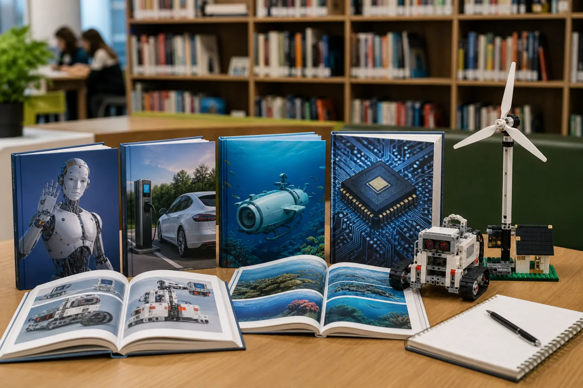 Вийшла серія STEM-книжок для дітей віком від 8 до 12 років