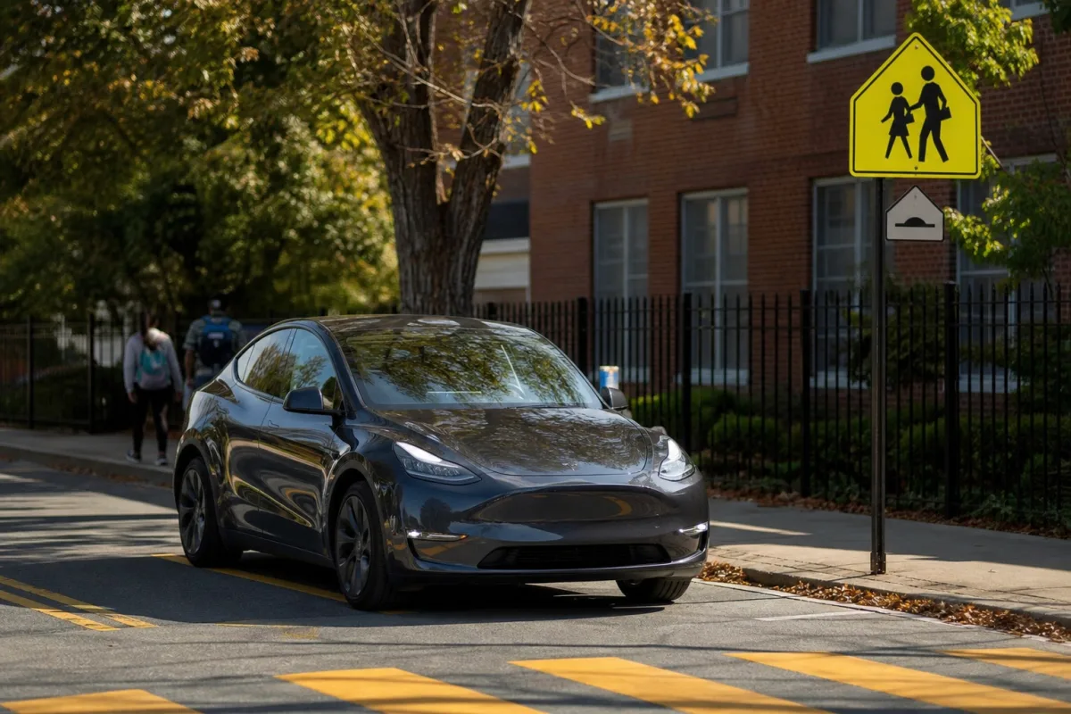 NHTSA оцінює скаргу на перевищення швидкості роботаксі Tesla у шкільних зонах