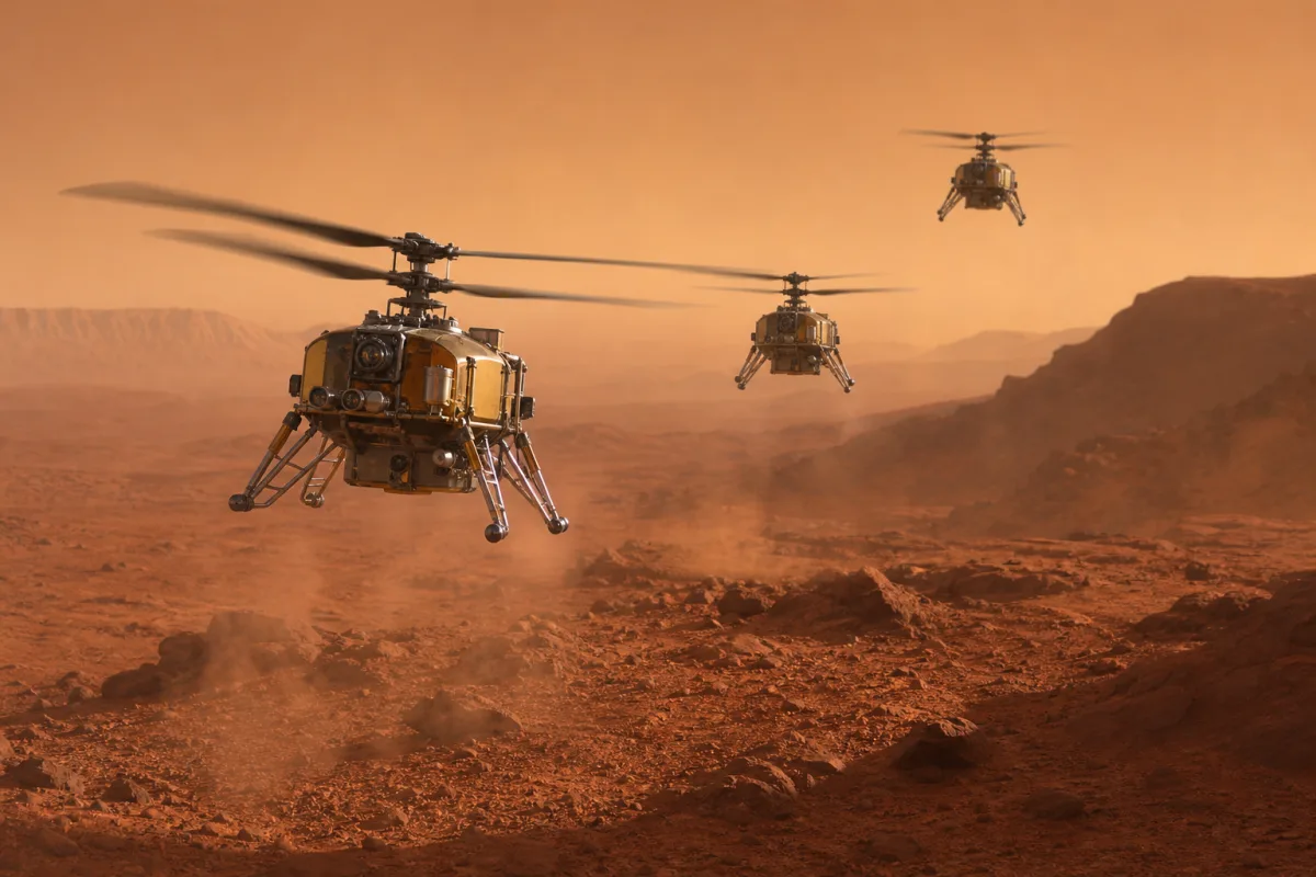 NASA готує три гелікоптери SkyFall для дослідження Марса