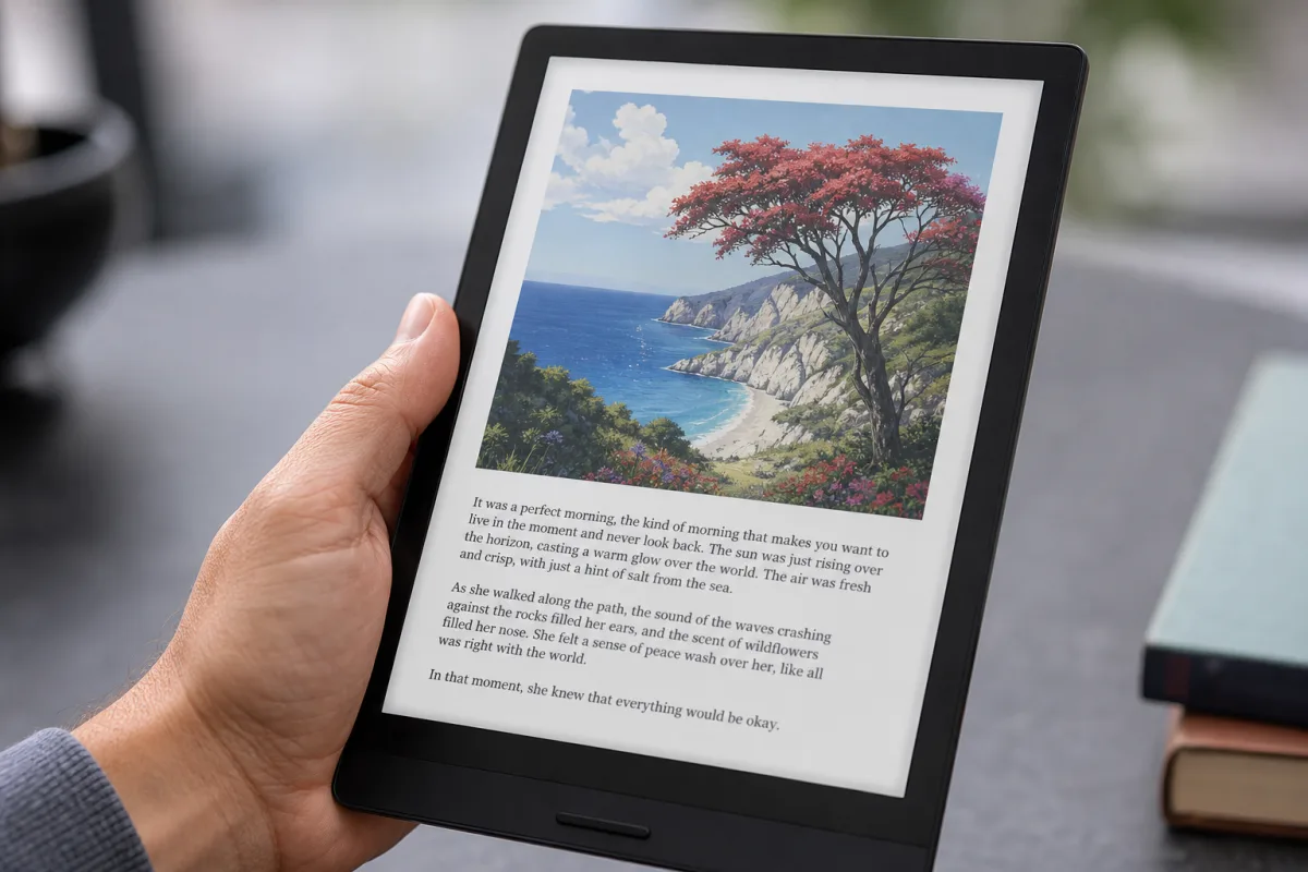 E Ink представила кольорові екрани Kaleido 4 для рідерів