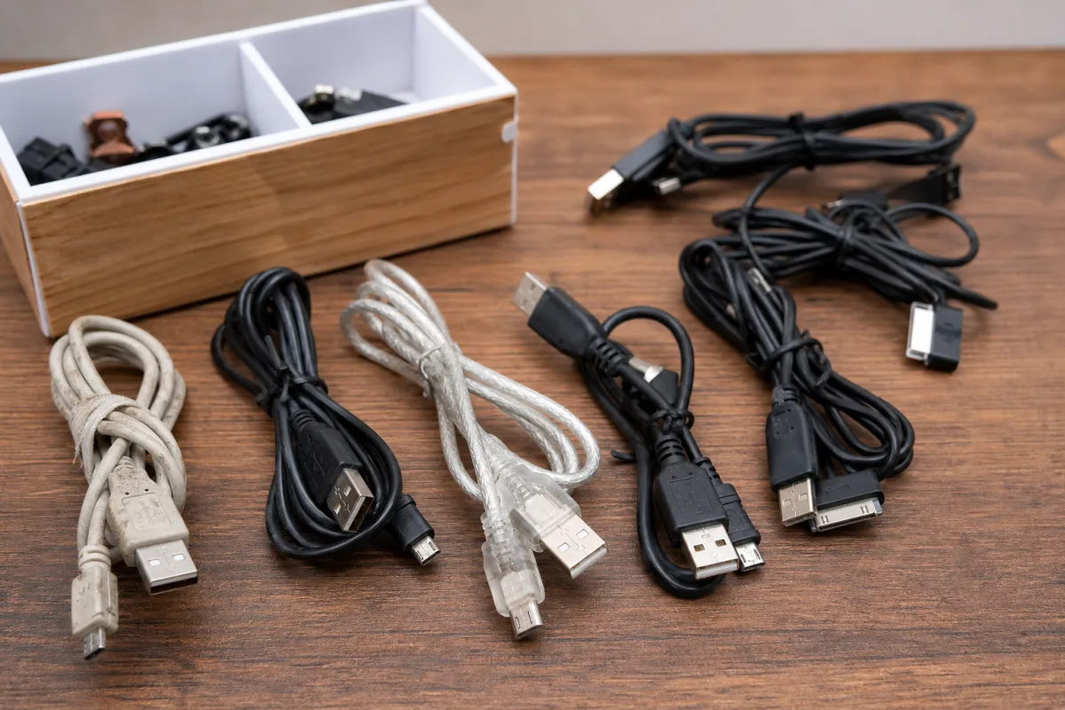 Старі USB-кабелі радять повторно використовувати або здавати на переробку