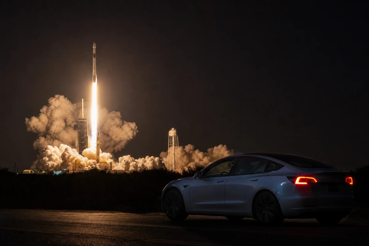 Маск підтримав можливе злиття SpaceX і Tesla