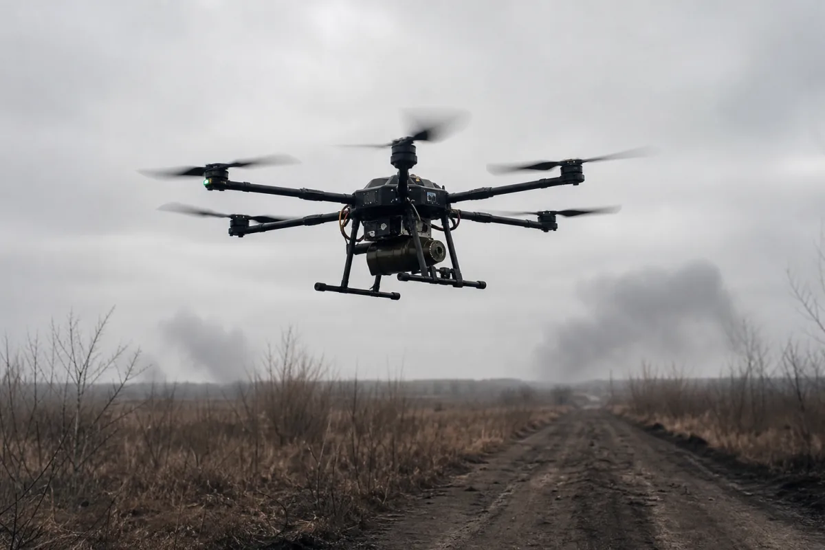 Україна евакуювала пораненого військового важким дроном