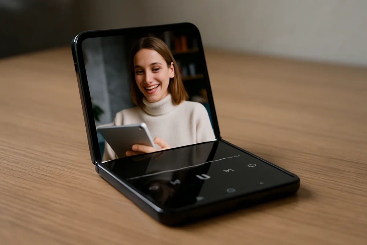 Чотири функції складаного iPhone Duo для фото, відео та багатозадачності