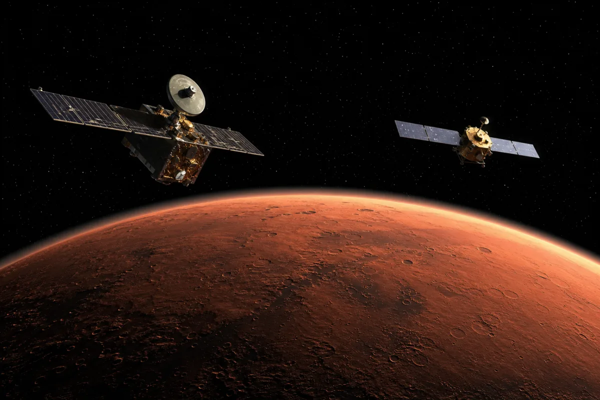 Два найстаріші орбітальні апарати NASA біля Марса працюють десятиліттями