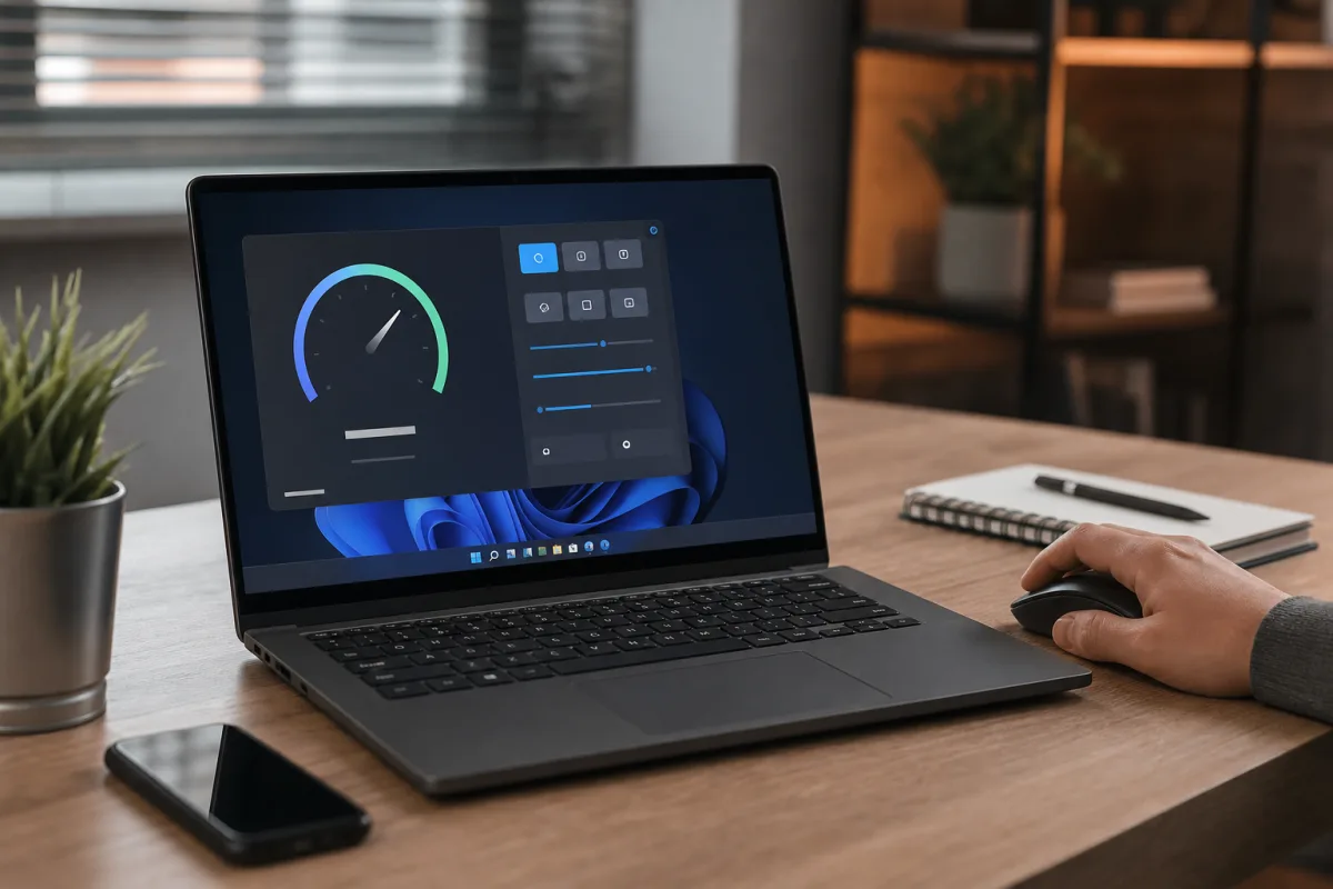 Microsoft тестує в Windows 11 вбудований вимірювач швидкості інтернету
