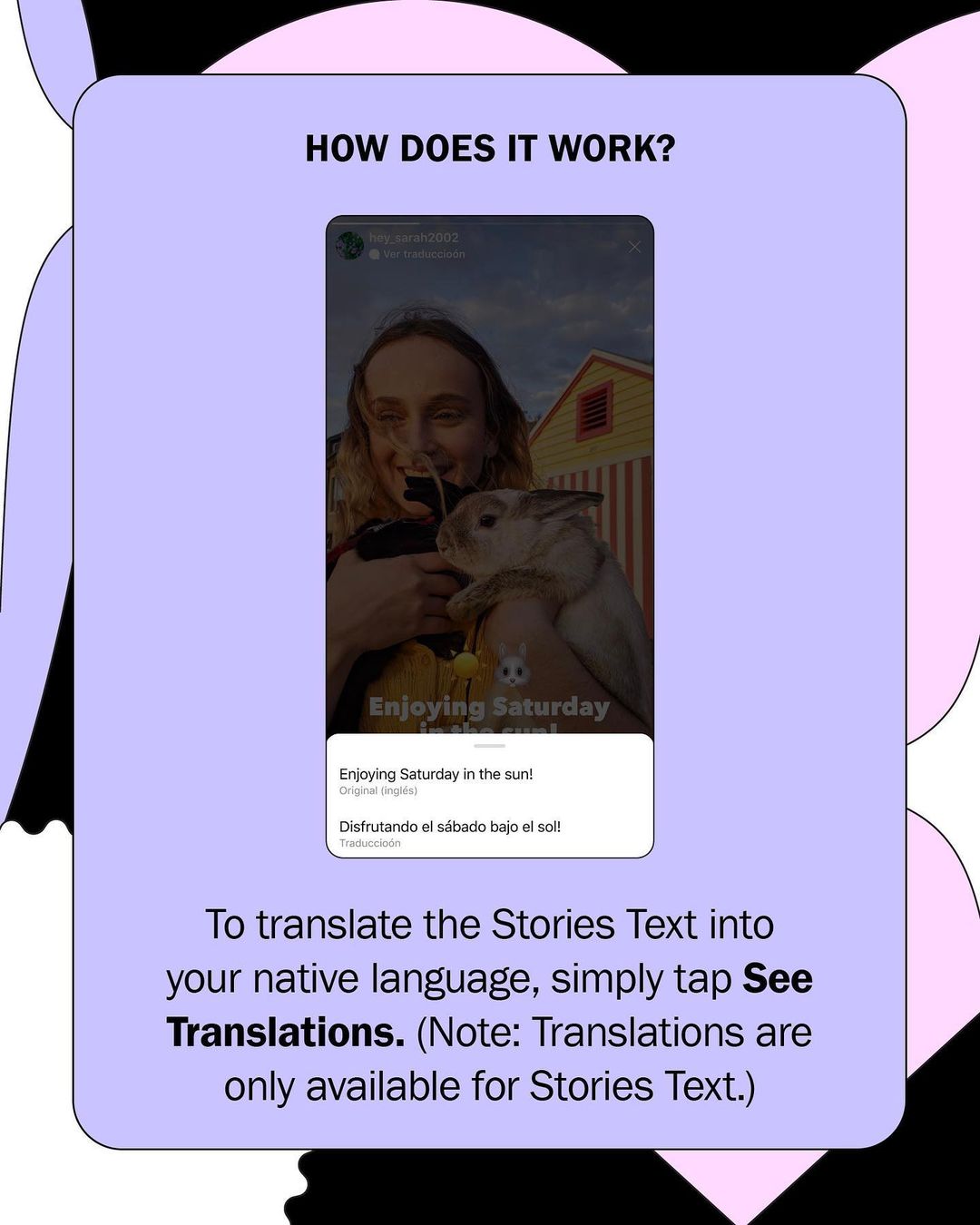 Instagram запустив переклад тексту у Stories