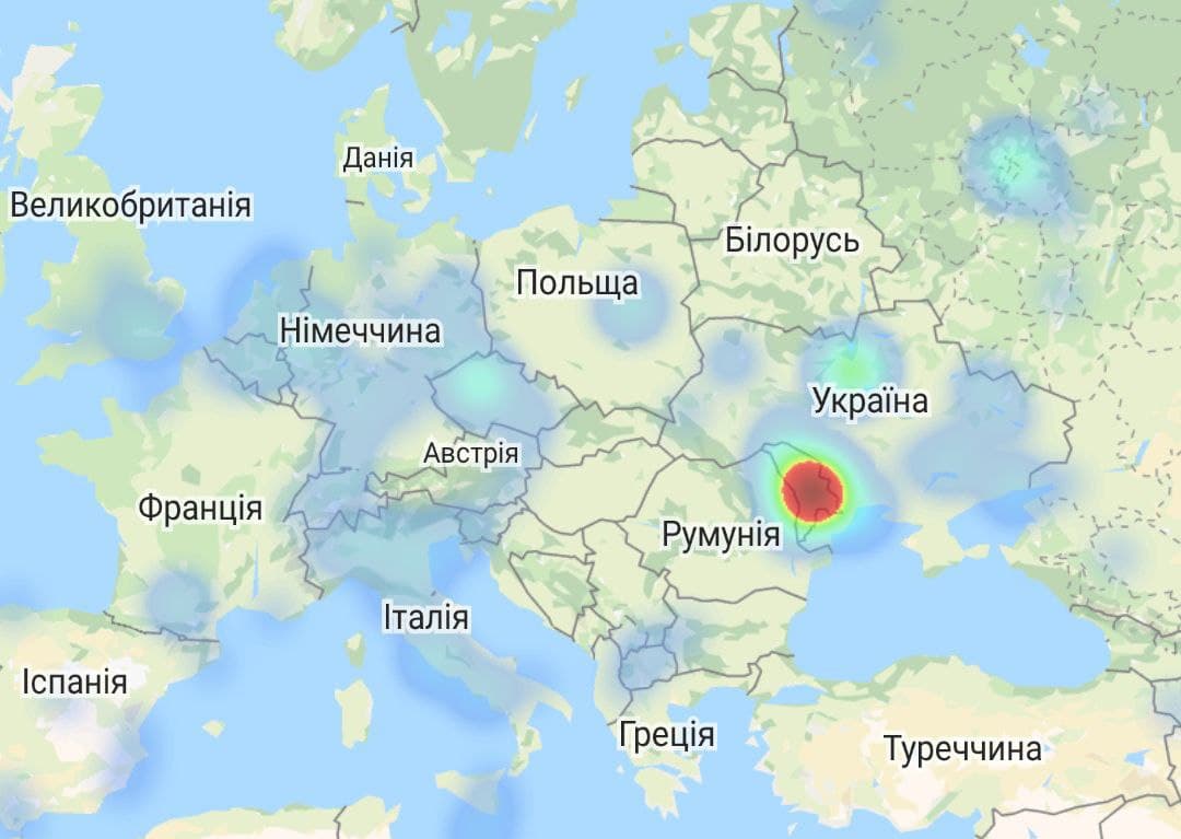 В роботі месенджера Telegram стався збій