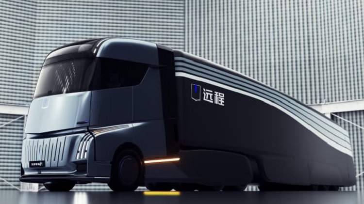 Geely презентував власну електровантажівку Homtruck