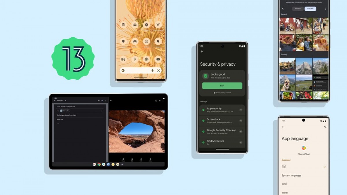 Google випустив стабільну бета-версію Android 13