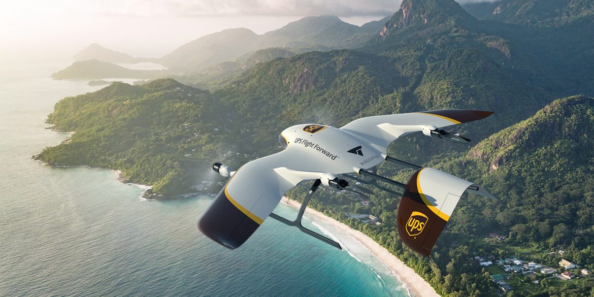 UPS буде доставляти посилки дронами-конвертопланами далекого польоту