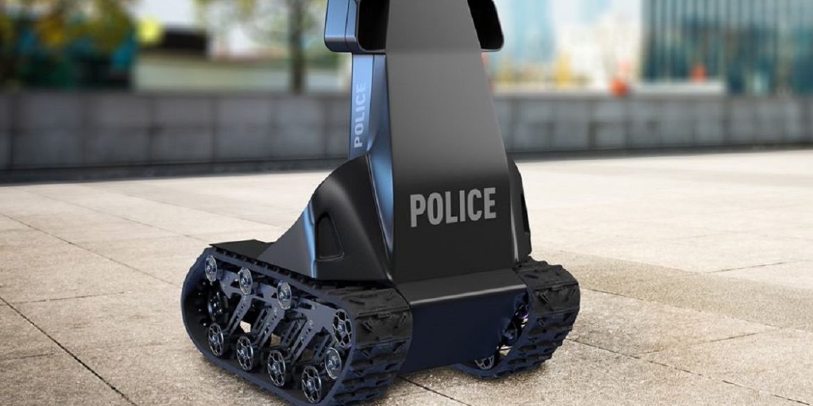 Украинская компания разработала робота-полицейского для патрулирования улиц во время карантина