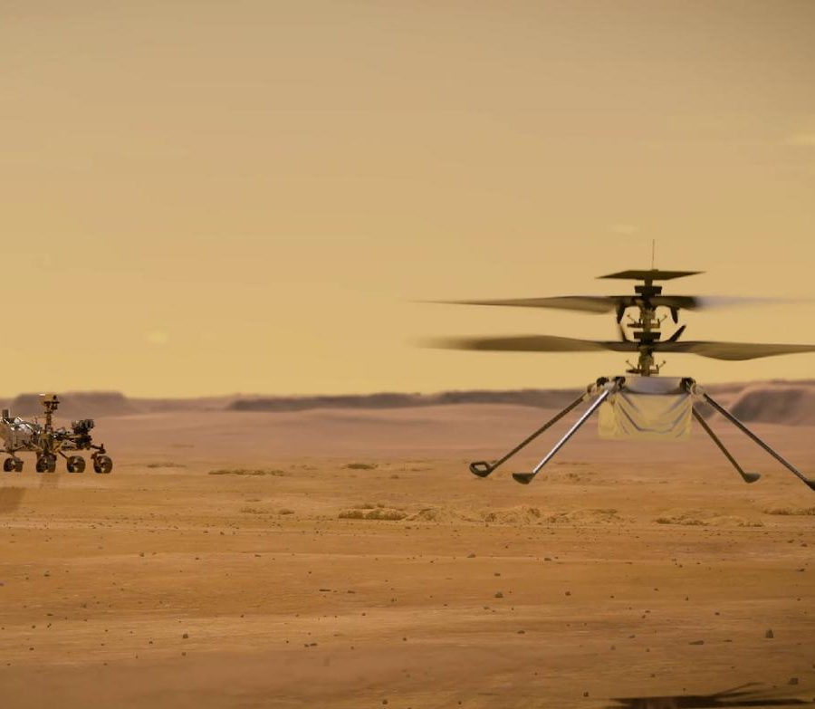 NASA представило вертолет, который будет исследовать Марс с воздуха