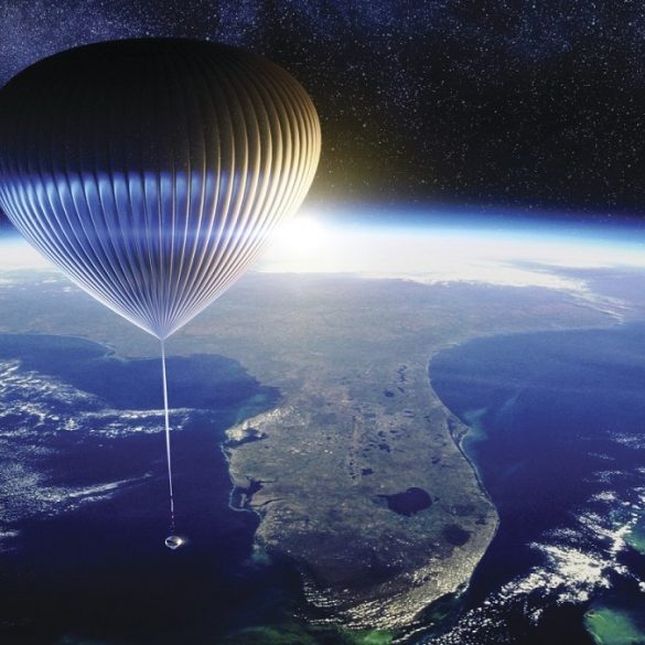 В США будут поднимать туристов к границе атмосферы и космоса на воздушном шаре