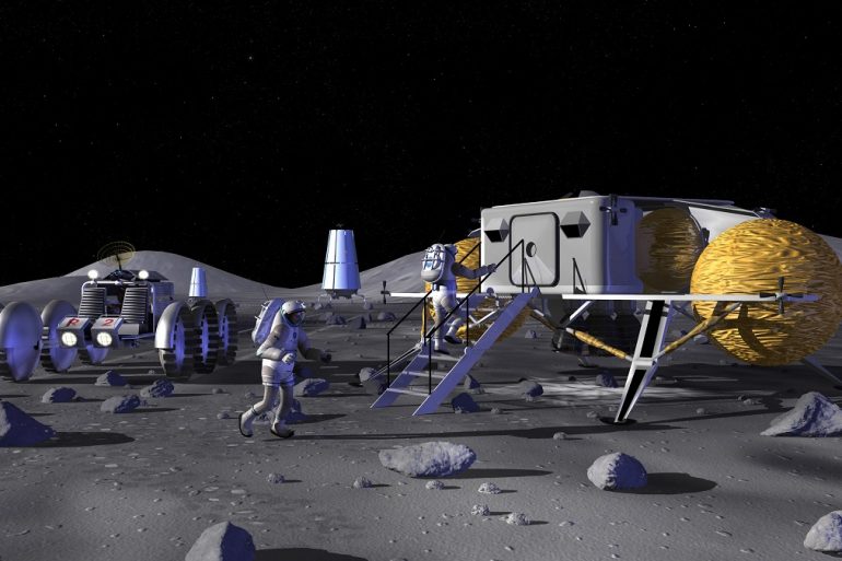 NASA напечатает на 3D-принтере лунную базу