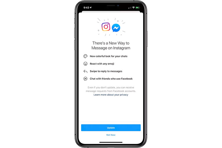 Facebook об'єднає чати Instagram і Messenger