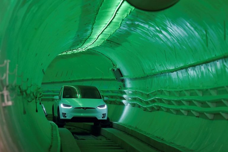 Ілон Маск анонсував запуск першого тунелю під Лас-Вегасом