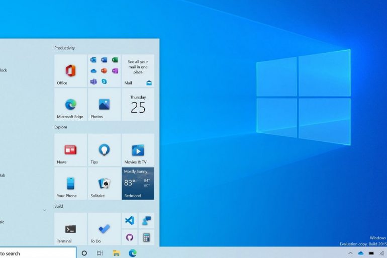 Збірка Windows 10 з оновленим меню «Пуск» вийде в жовтні