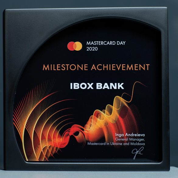 IBOX Bank получил награду Milestone Achievement на Mastercard Day 2020 за получение статуса принципального члена Mastercard