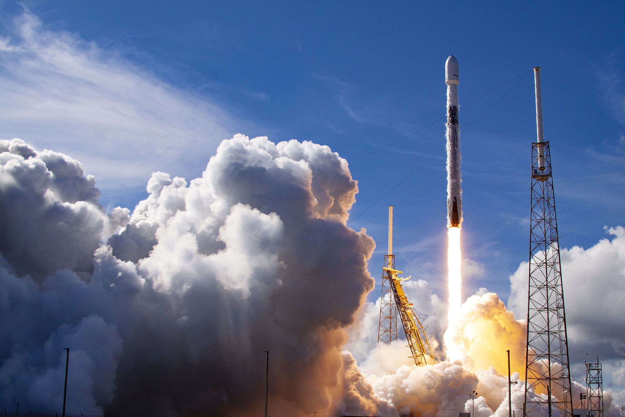 Седьмой полет ракеты Falcon 9 от SpaceX. Как это было