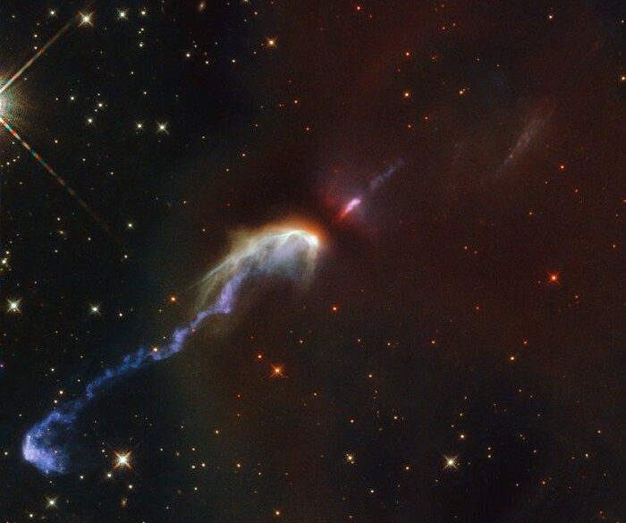 Телескоп Hubble сфотографировал уникальное космическое явление