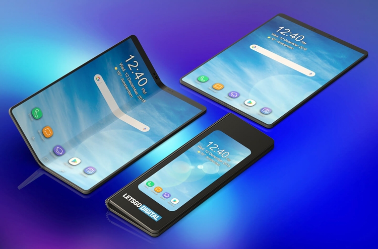 Samsung представит дисплей, способный сгибаться в нескольких местах