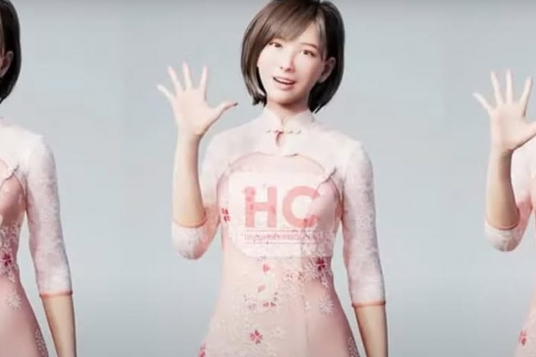 Huawei представила первого виртуального человека. видео