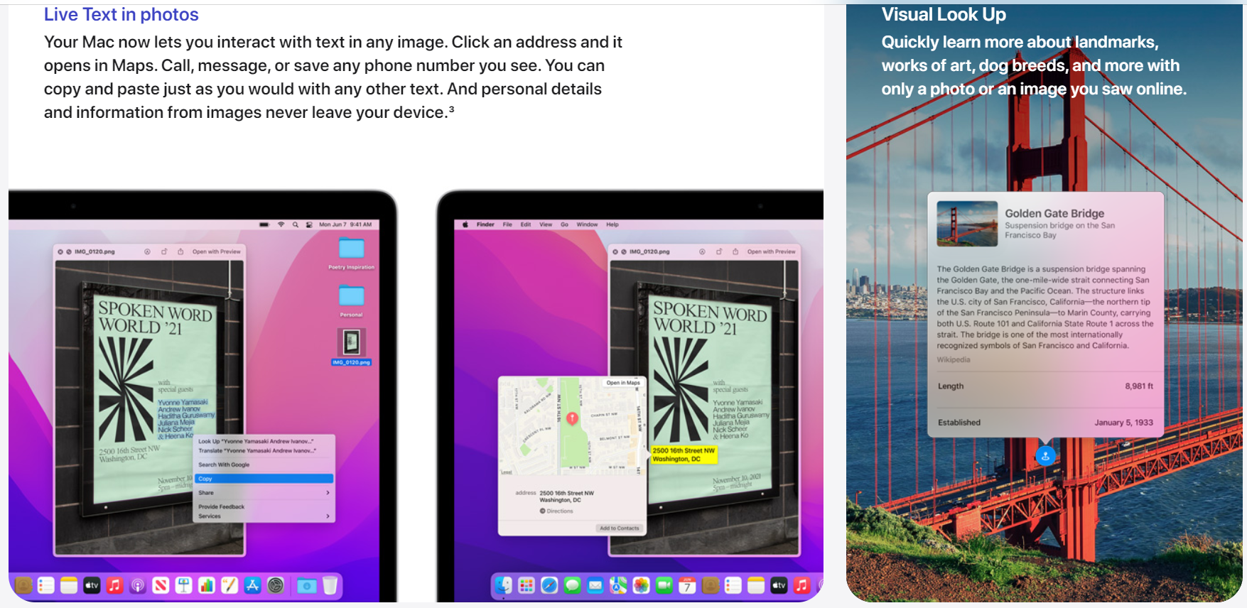 Які сервіси з’явились у новій macOS 12 Monterey