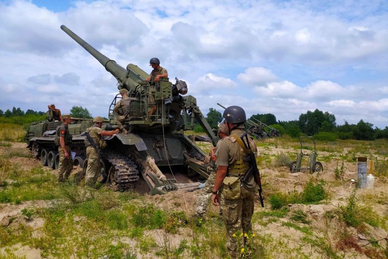 На учениях под Киевом артиллерийские установки «Пион» поразили все цели