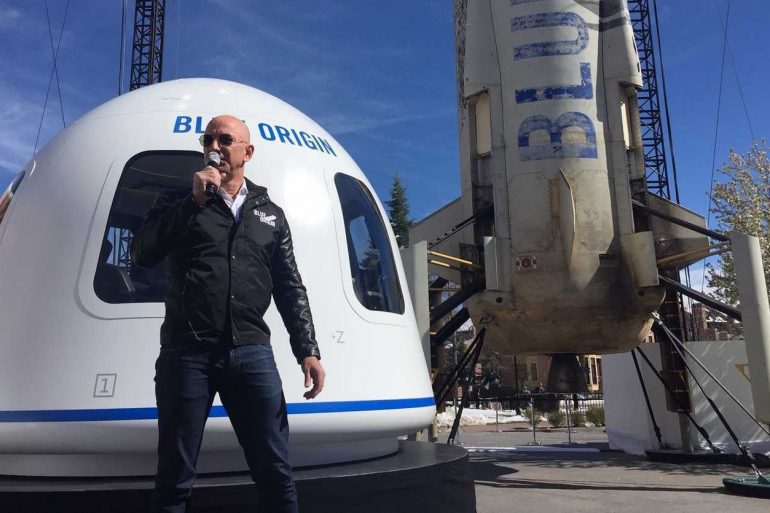 Blue Origin Безоса получила лицензию на перевозку людей на космическом корабле New Shepard