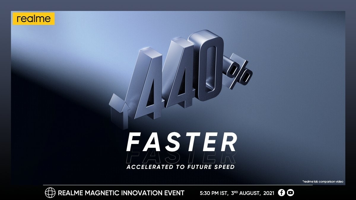 Realme показала магнітну зарядку, яка на 440% швидше, ніж Apple MagSafe