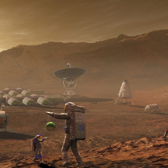 Вчені запропонували робити будівлі на Марсі з крові, сліз та поту астронавтів